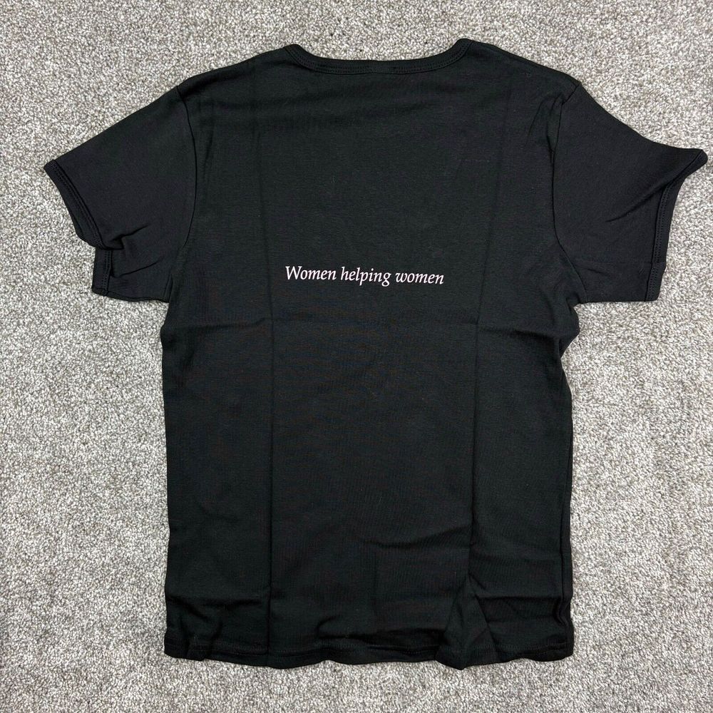 Y2K Hein Gericke Super G Shirt Womens XL Black Sally Racing Motorcycle Grunge - Picture 6 of 7